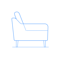 Furniture Armchairs Burrow Armchair Icon Svg Vector, Free Vectors File